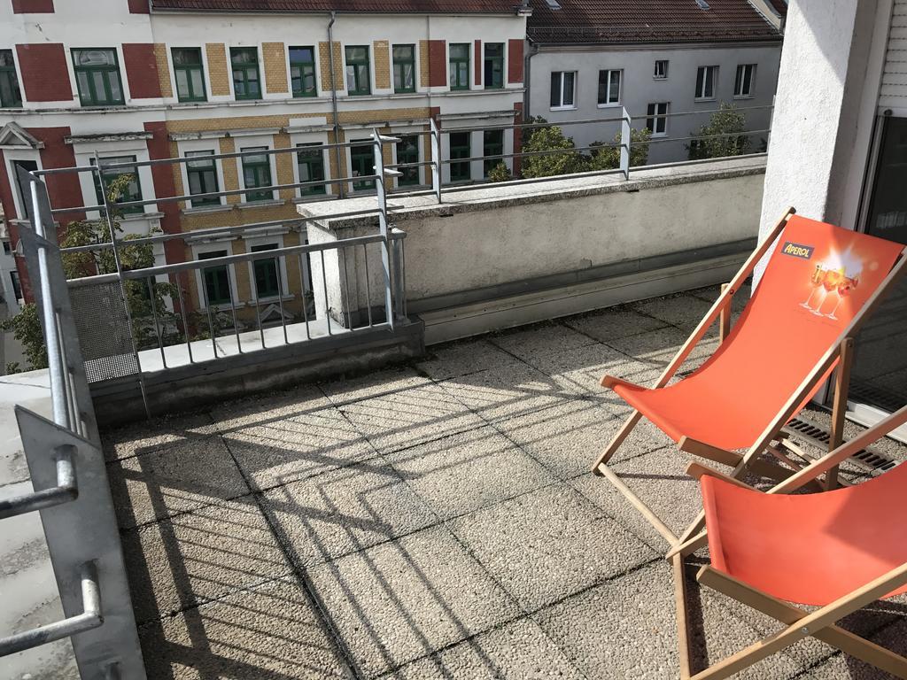 Exklusive Wohnung Mit Dachterrasse In Schleussig Лайпциг Екстериор снимка
